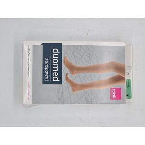Medi Duomed Transparent Thigh High Compression Stockings 20-30 mmHg Nude XL